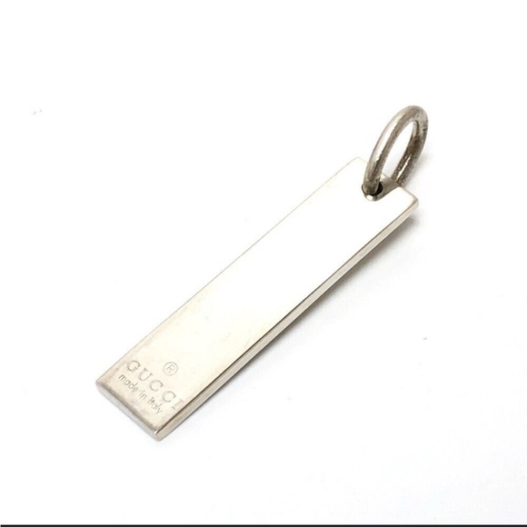 Auth Gucci Silver Pendant
